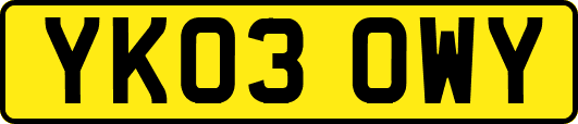YK03OWY