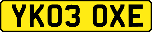 YK03OXE