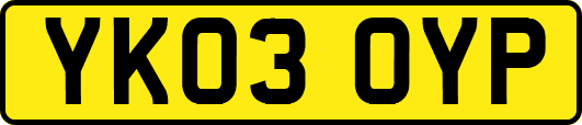 YK03OYP