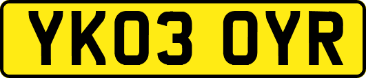 YK03OYR