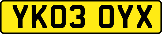YK03OYX