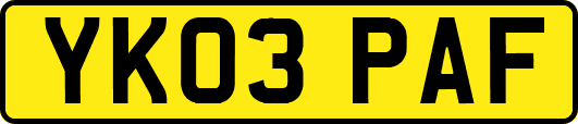 YK03PAF