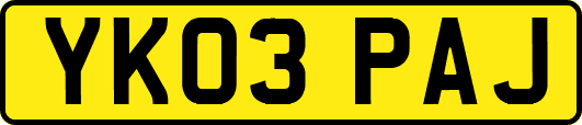 YK03PAJ