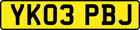 YK03PBJ