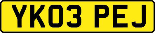YK03PEJ