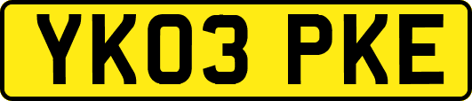 YK03PKE
