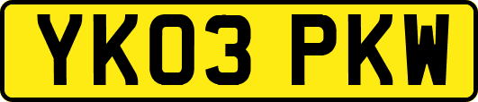 YK03PKW