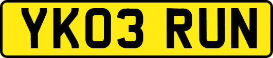 YK03RUN