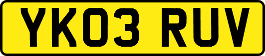 YK03RUV