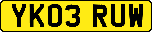 YK03RUW