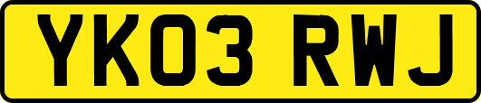 YK03RWJ
