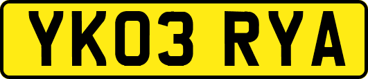 YK03RYA