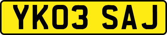 YK03SAJ