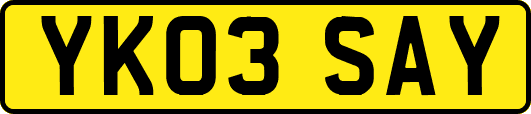 YK03SAY