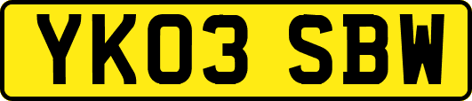 YK03SBW