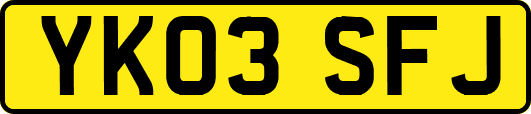 YK03SFJ
