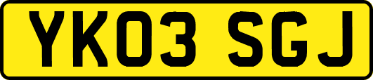 YK03SGJ