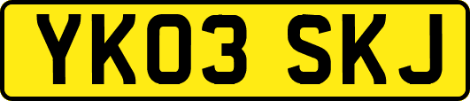 YK03SKJ
