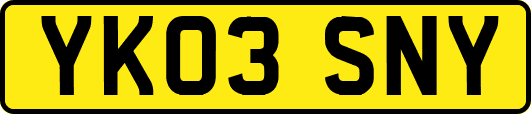 YK03SNY