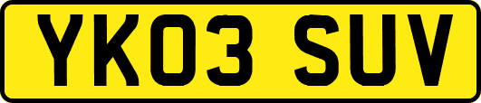 YK03SUV