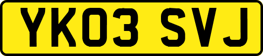 YK03SVJ