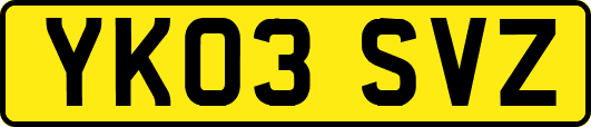 YK03SVZ