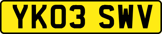 YK03SWV