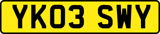 YK03SWY