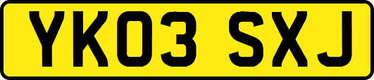 YK03SXJ