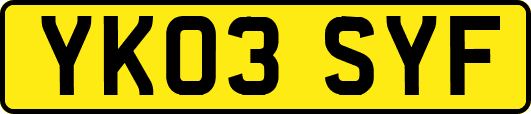 YK03SYF