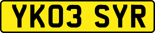 YK03SYR