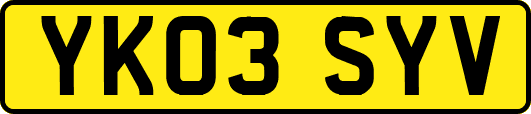 YK03SYV