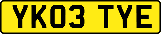 YK03TYE