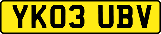 YK03UBV