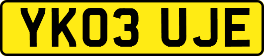 YK03UJE