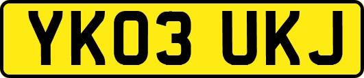 YK03UKJ