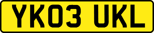 YK03UKL