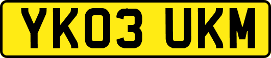 YK03UKM