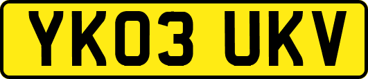 YK03UKV