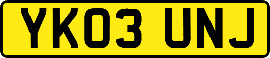YK03UNJ