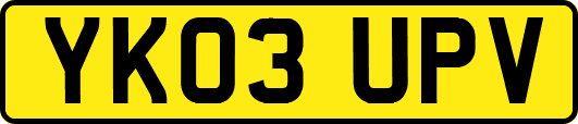 YK03UPV