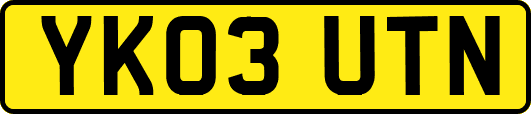 YK03UTN