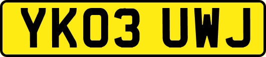 YK03UWJ