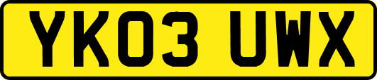 YK03UWX