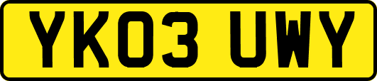 YK03UWY