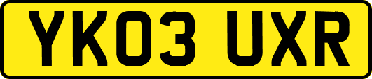 YK03UXR