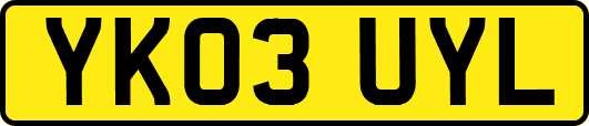 YK03UYL