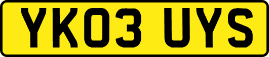 YK03UYS