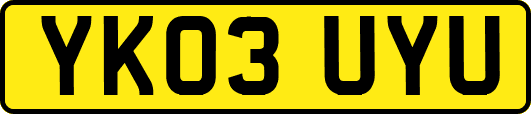 YK03UYU