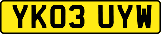 YK03UYW